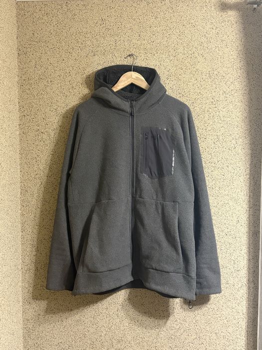 Зіп худі The North Face флісова кофта сіра розмір XL оригінал