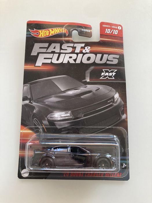 ,20 Dodge Charger HellCat Fast&Furious Hot Wheels 10/10 X-Fast