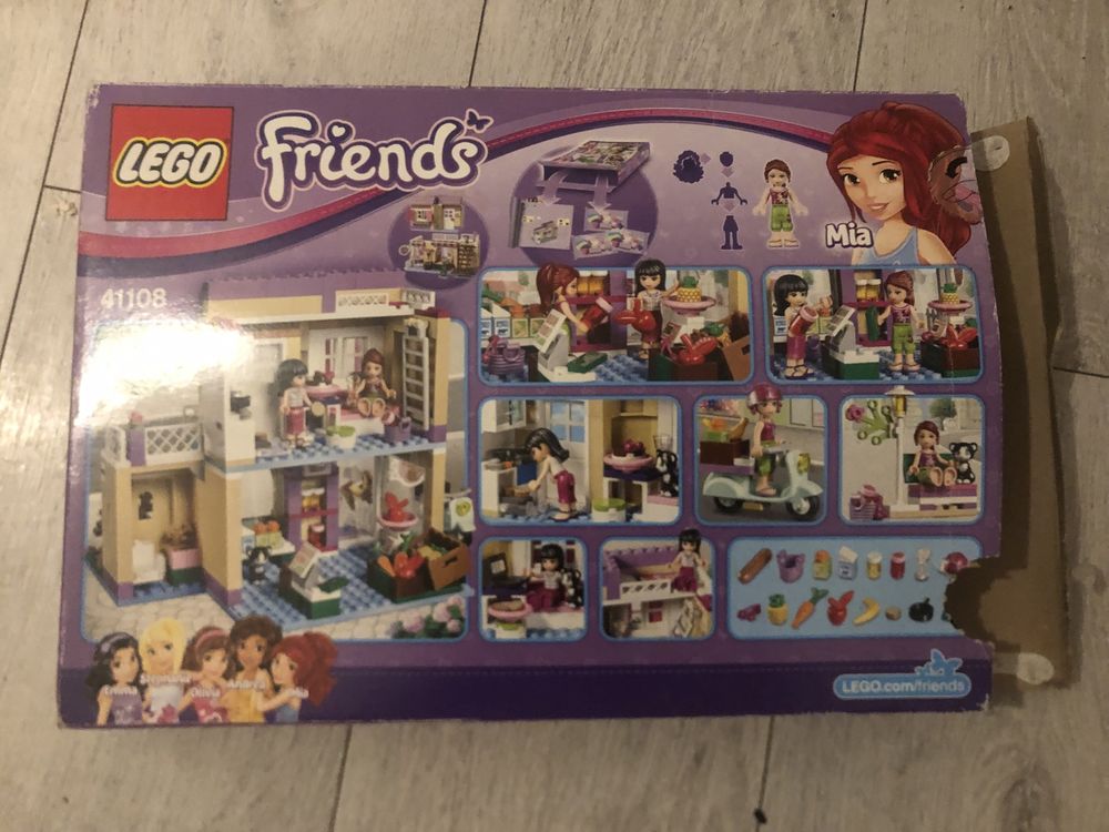 Lego Friends 41108 sklep+dom zestaw karton instrukcje
