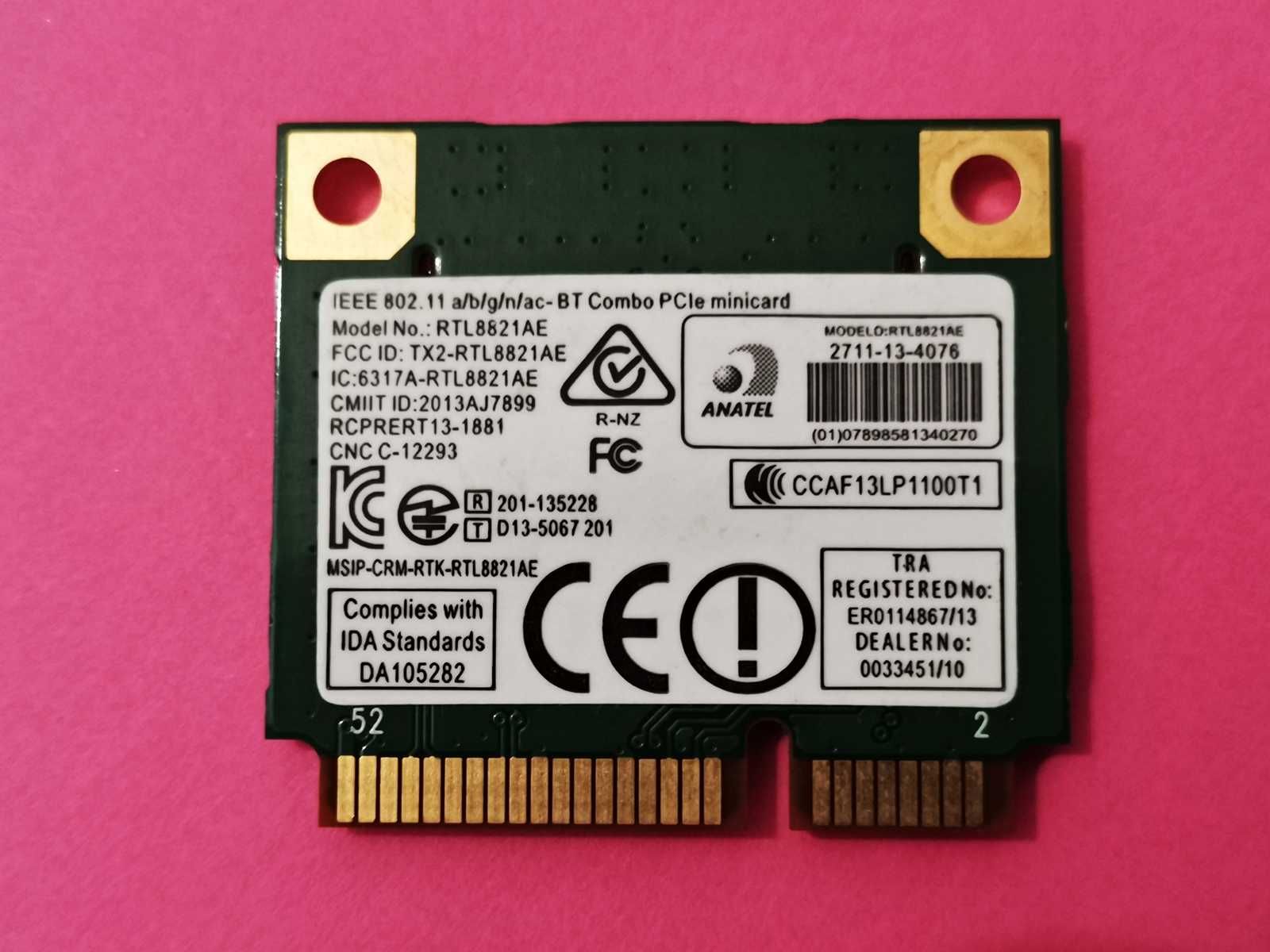 ReaLTek RTL8821aE - Karta Sieciowa WiFi