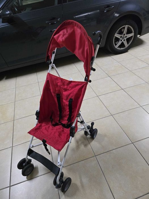 Carro de Bebe bengala Vermelho como novo