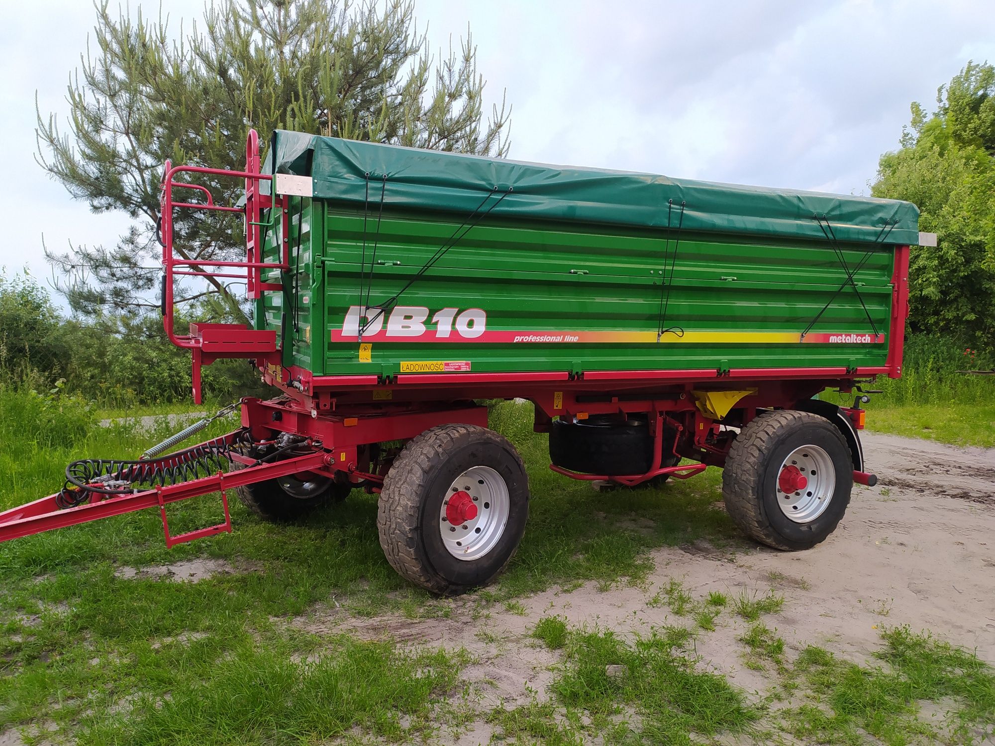 METALTECH DB 10 ,jak nowa ład 10t, HL,HW ,60.11,80.11