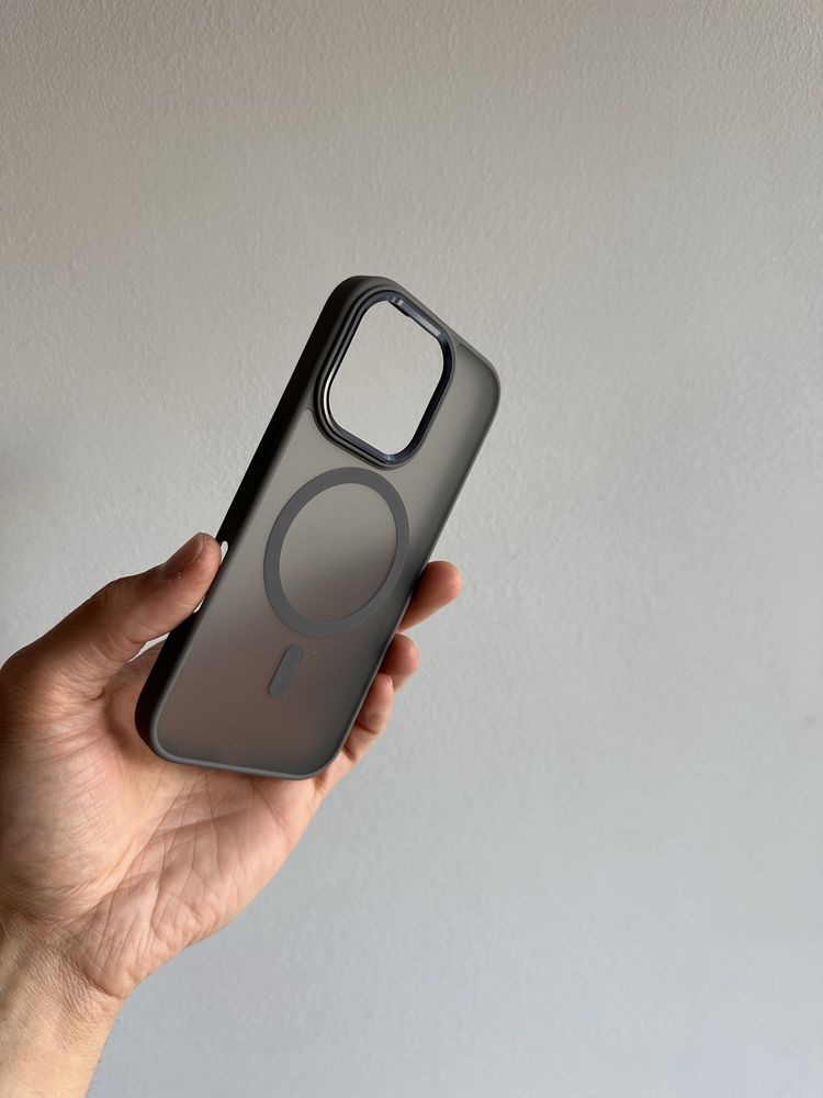 Etui matowe titan MagSafe + SZKŁO hartowane do IPHONE 16 PRO