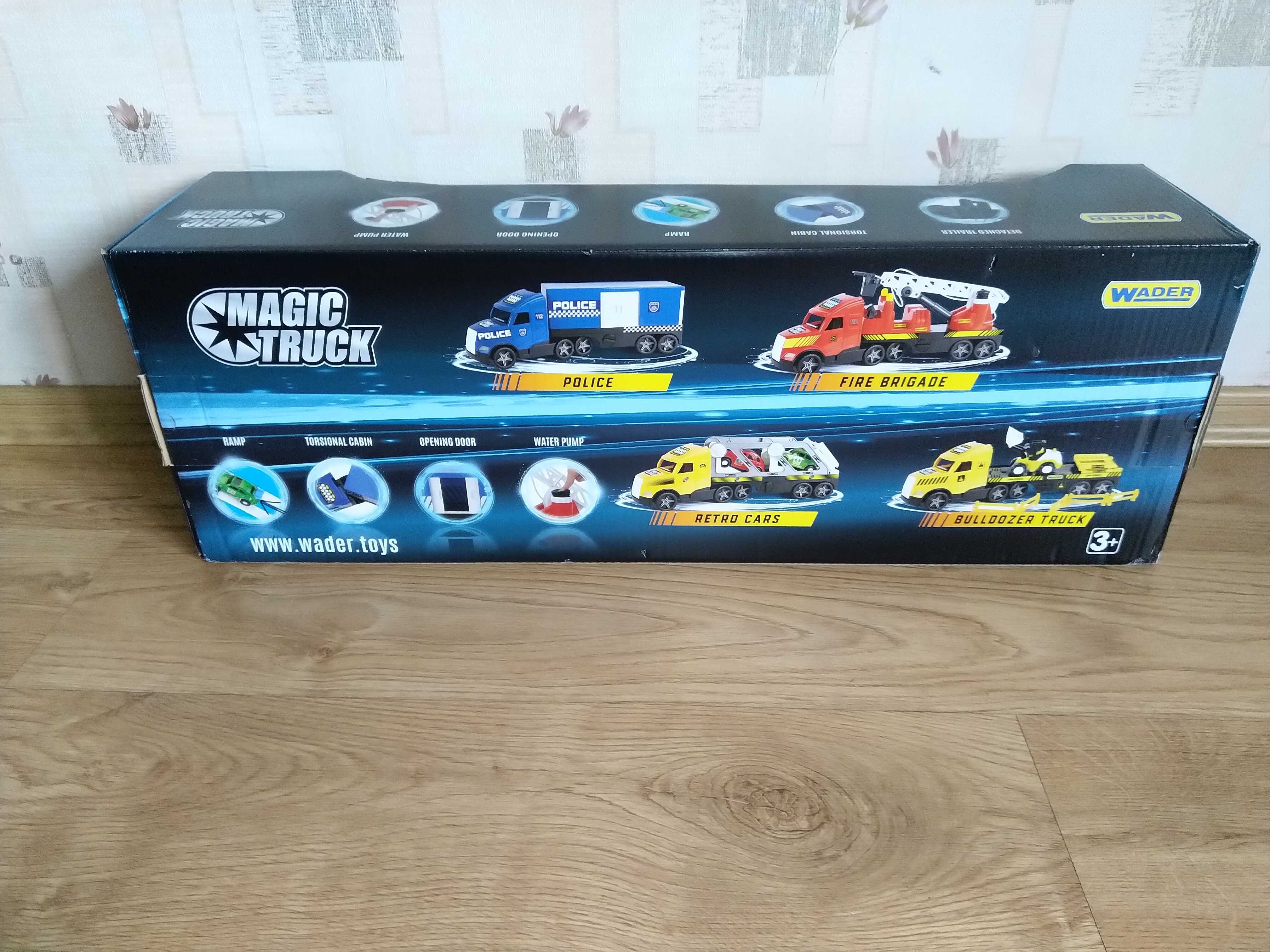 OKAZJA Magic truck straż pożarna ciężarówka naczepa zestaw XL