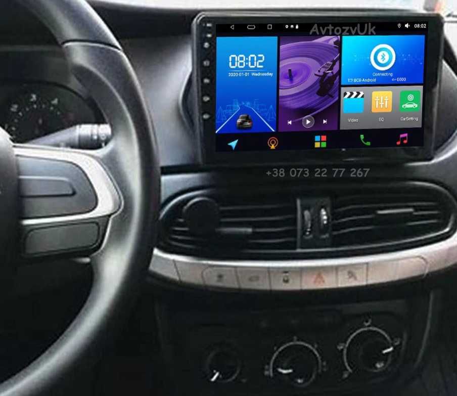 Магнитола TIPO Fiat STILO EGEA CROMA Крома Типо Стило CarPlay Android