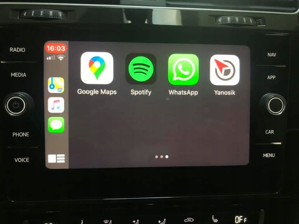 Smartphone carplay androidauto VOLKSWAGEN VW MIB2 NETFLIX YOUTUBE