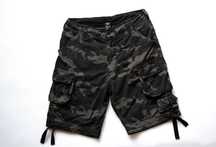 Милитари карго шорты Brandit Vintage Woodland (L) surplus helikon