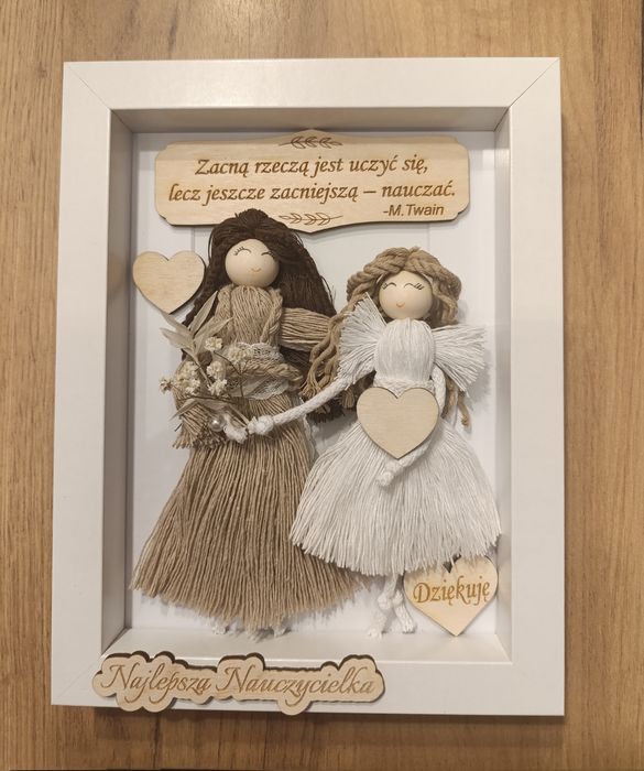 Ramka w podziękowaniu dla nauczycielki wychowawczyni zakończenie roku
