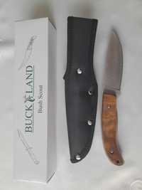 Nowy nóż ostrze stałe Buck-Land stal nierdzewna 420