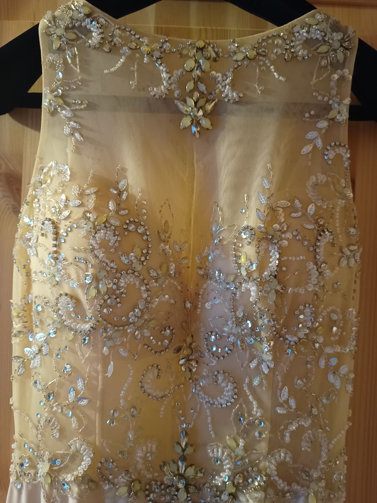 Suknia ślubna, wieczorowa Pronovias,ecru, rozmiar 36,
