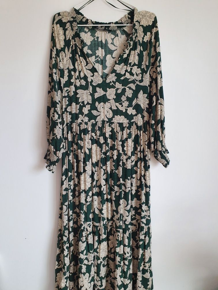 Zara, sukienka maxi, nowa