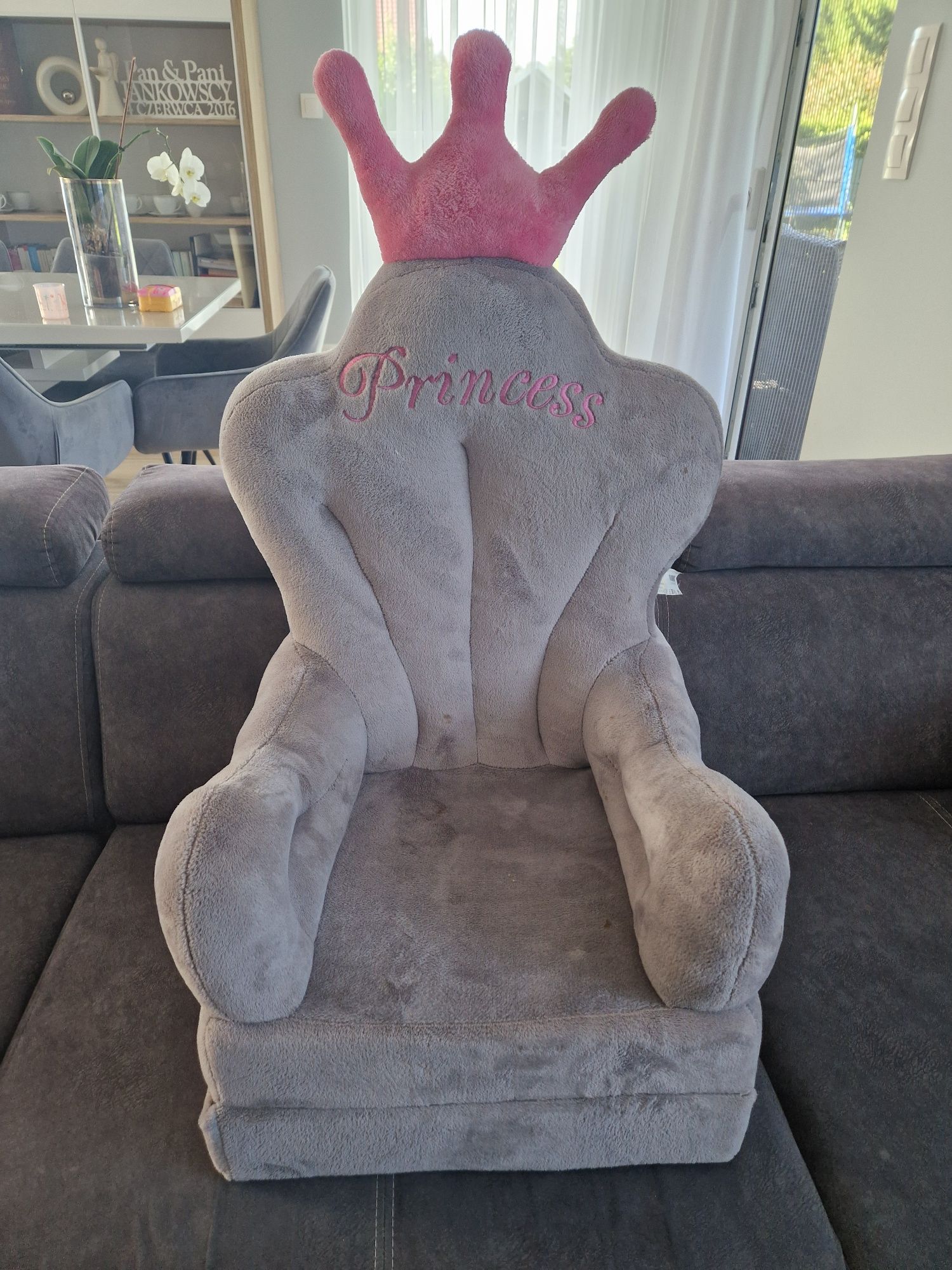 fotel pluszowy sofa PRINCESS