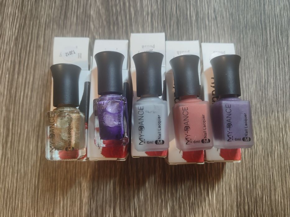Manicure klasyczny zestaw lakierów do paznokci 5 szt 6 ml O577