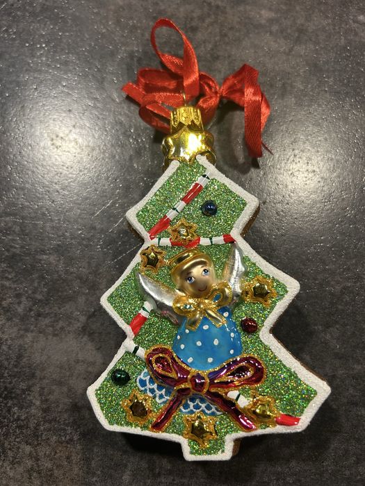 Bombka choinka szklana