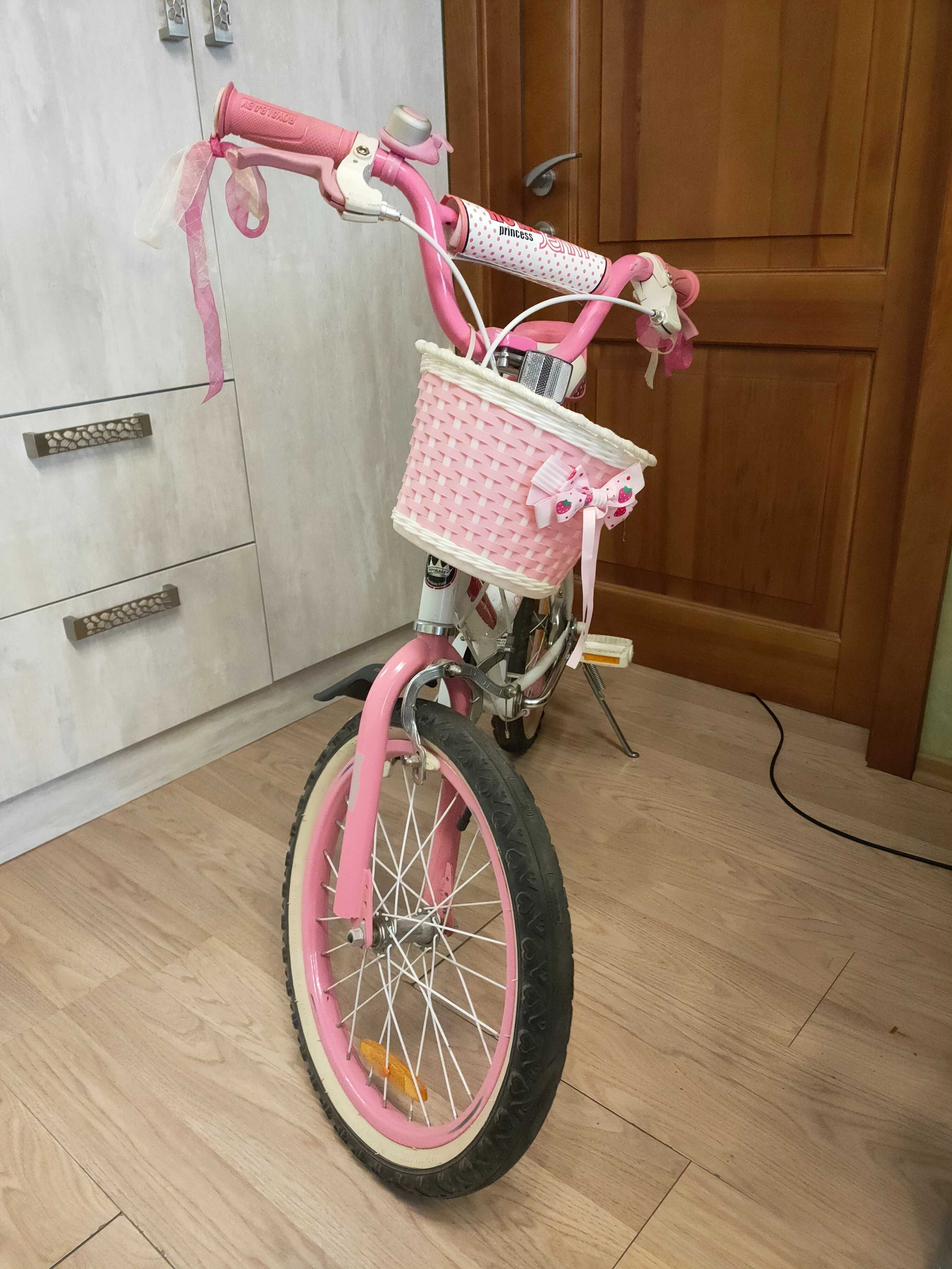 Дитячий велосипед Royal Baby Jenny Girls 18" Біло-рожевий
