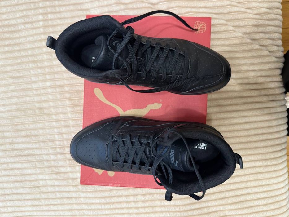 Чоловічі чорні  кросівки осінні Puma
