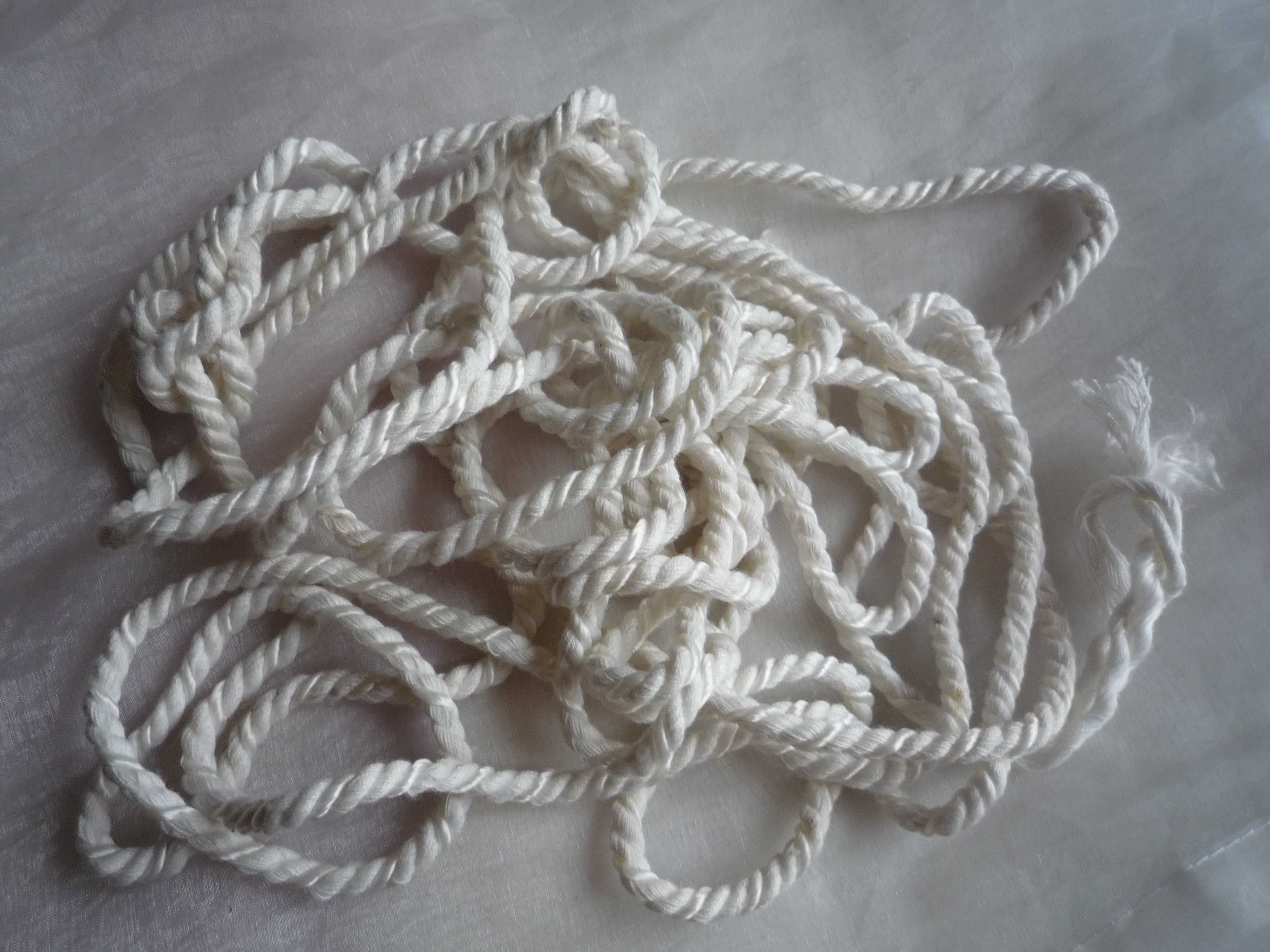 Винтаж канат тесьма пояс веревка 6 мм для рукоделия шитья морской стил