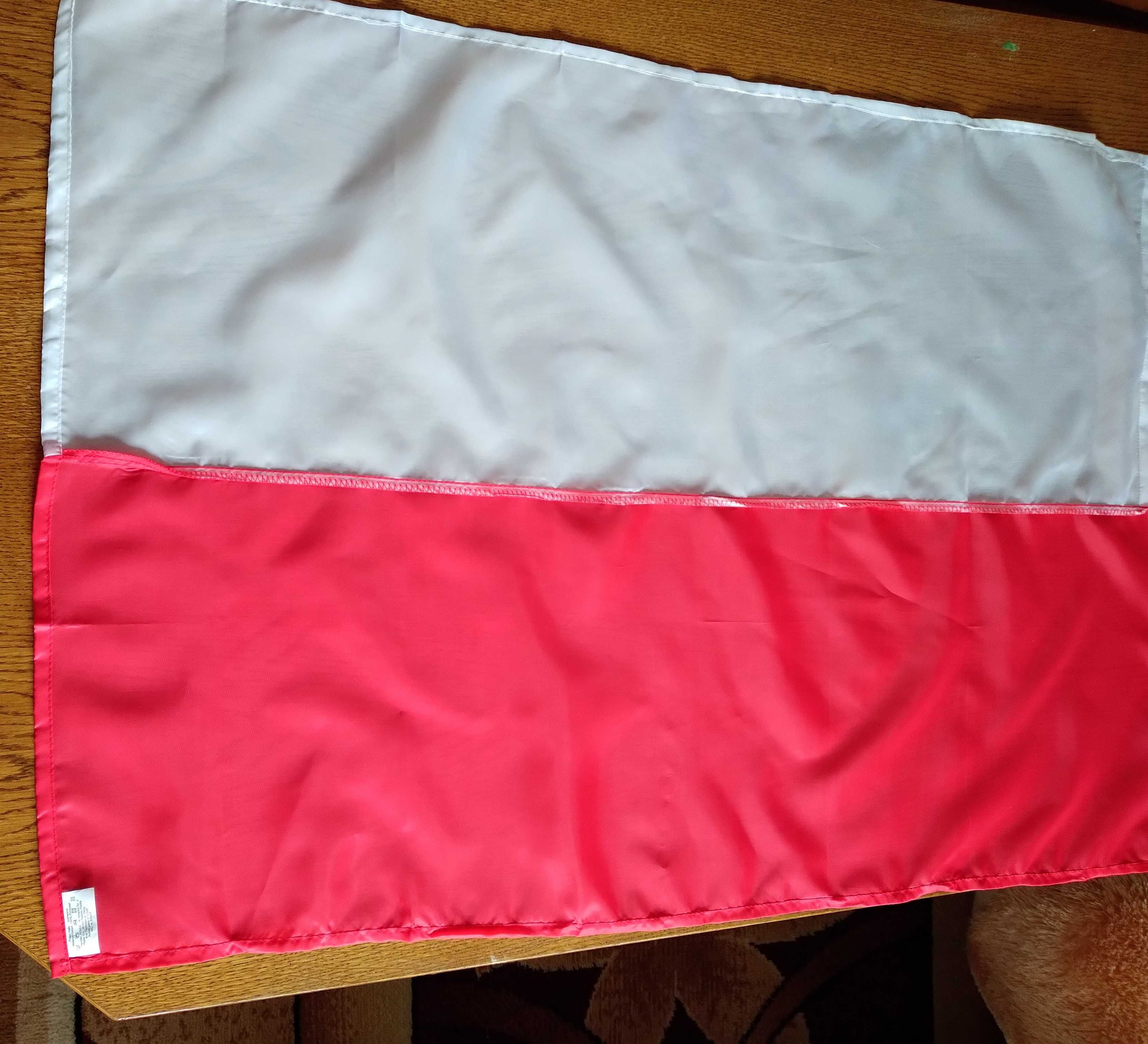 Flaga Polski 90x55 cm 10 sztuk