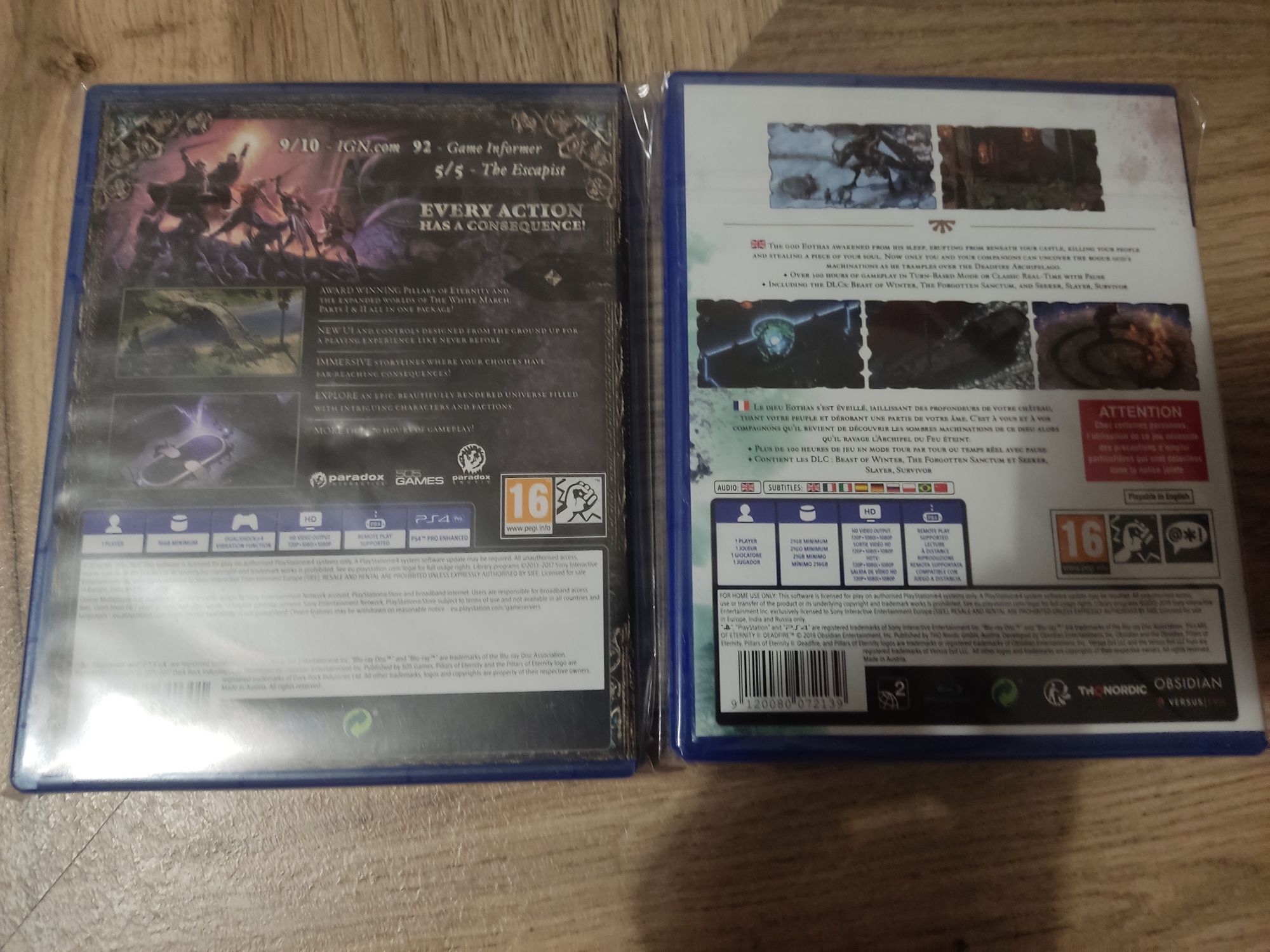 Pillars of Eternity i Pillars of Eternity DeadFire (PlayStation 4)