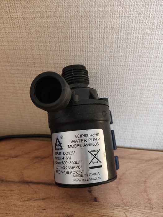 Водяний насос 12V + кран для дачі, автобудинків, кемперів