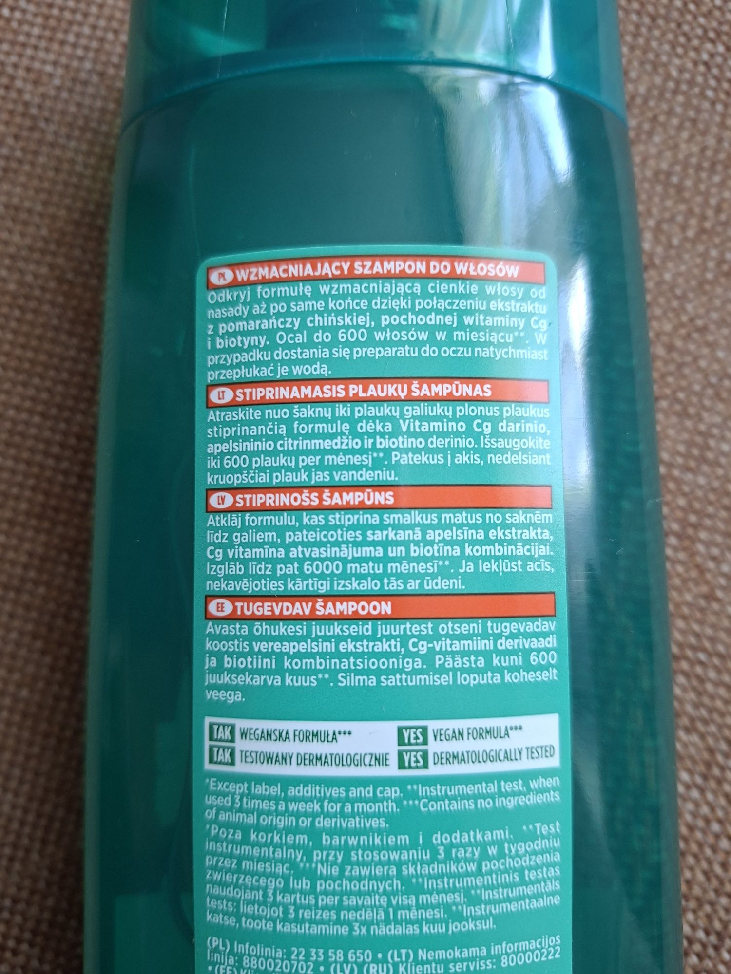 Szampon Garnier Fructis Grow Strong 400 ml