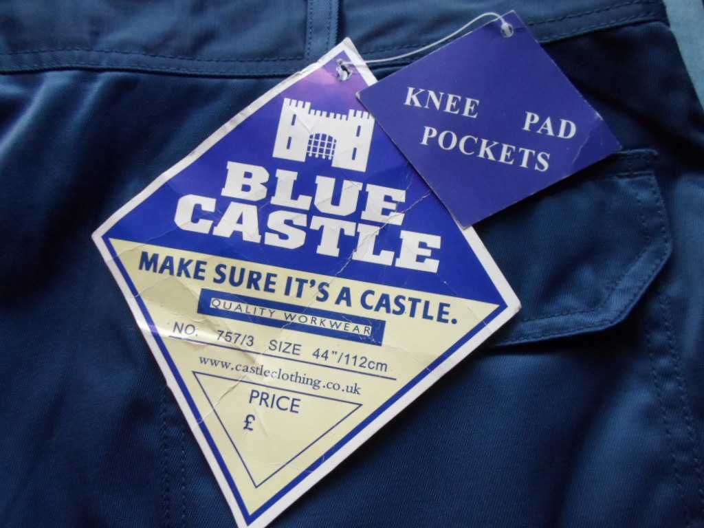 джинсы-штаны рабочие джинсы Blue Castl размер W 44 L 30 пояс 112 см