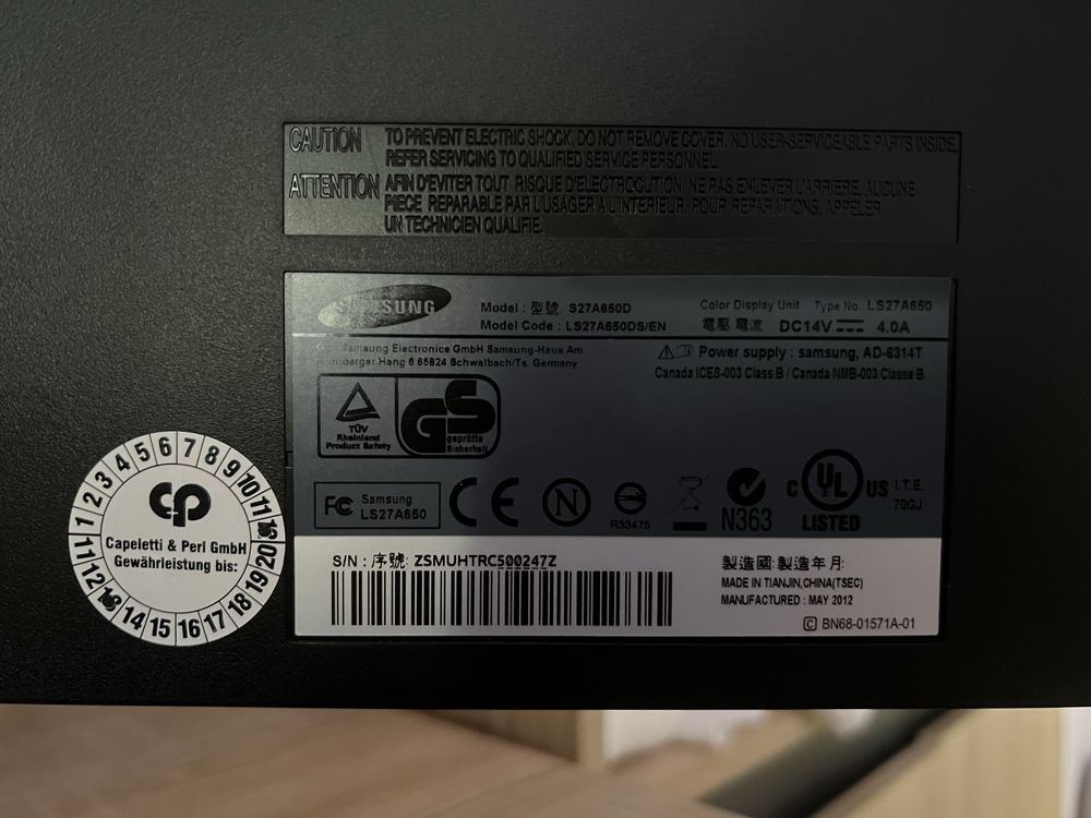 Монитор Samsung SyncMaster SA650 24" FHD LED MVA