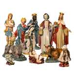 Presépio - 11 figuras - Coleção única e antiga - Completa