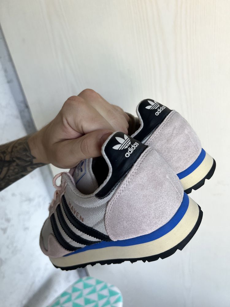 Кроссовки сетка и замша adidas haven оригинал размер 38