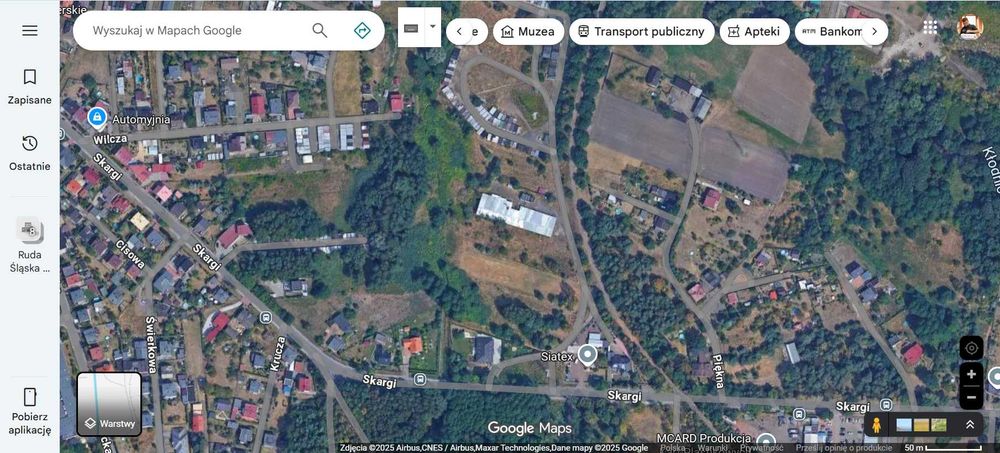 Działka budowlana w Rudzie Śląskiej przy ul. Piotra Skargi