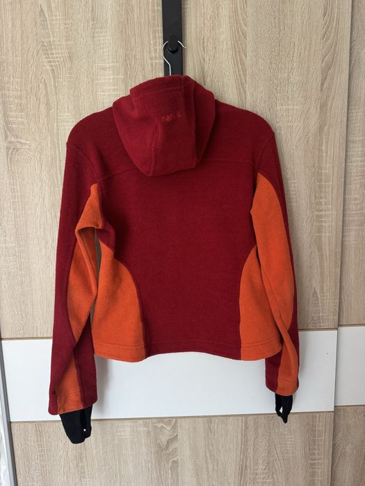 Bluza Norrona S M kurtka polarowa z kapturem logowana Eschler