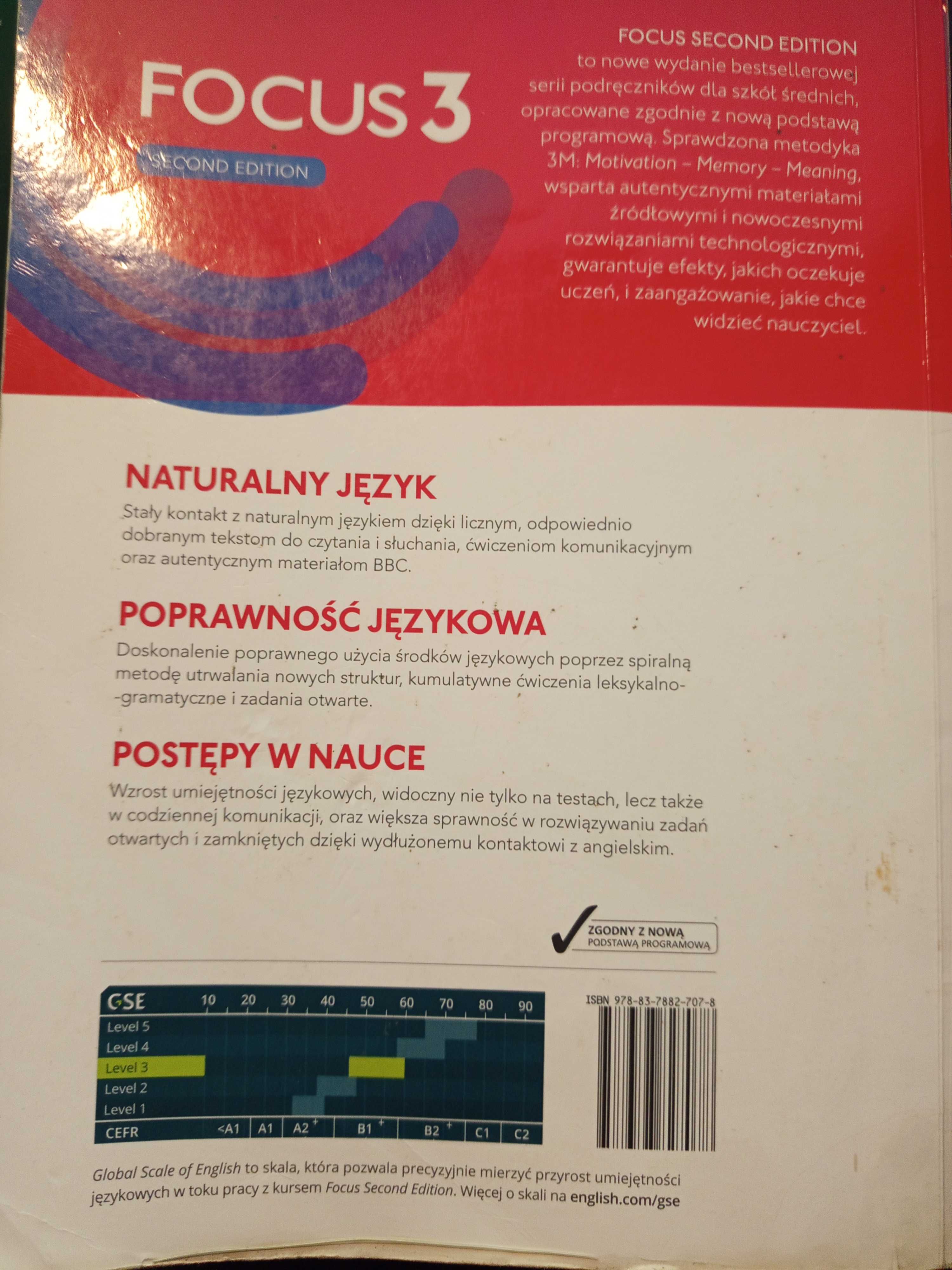 Focus 3 Second Edition,  podręcznik