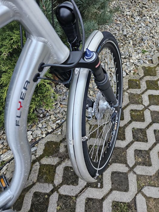 Rower elektryczny Flyer 26"alu.2xBateria