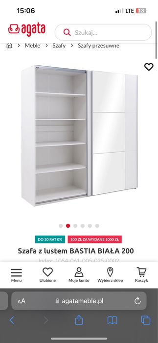Przesuwana szafa