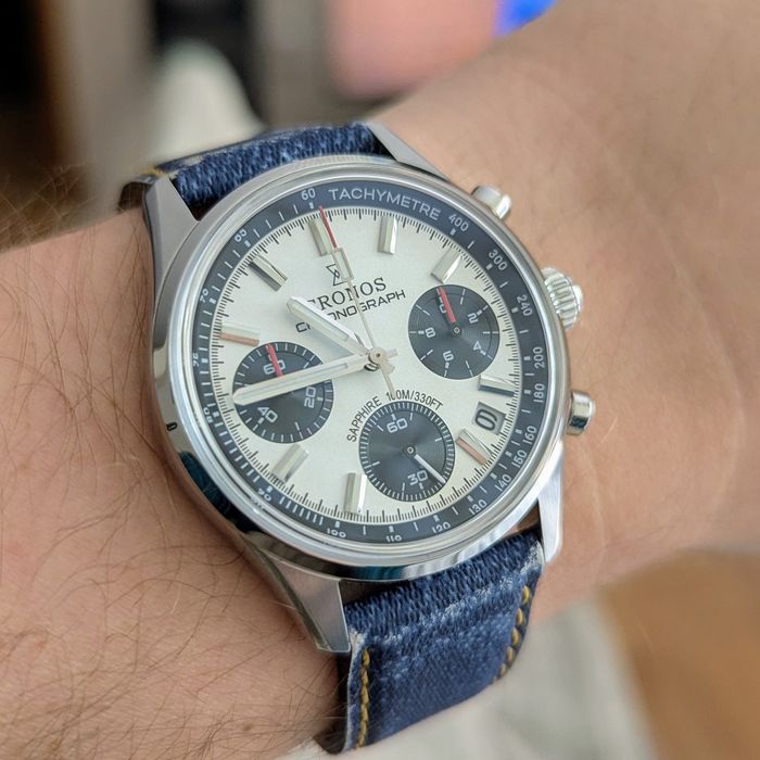 Cronos Chronograph 38.5mm 100m szafir