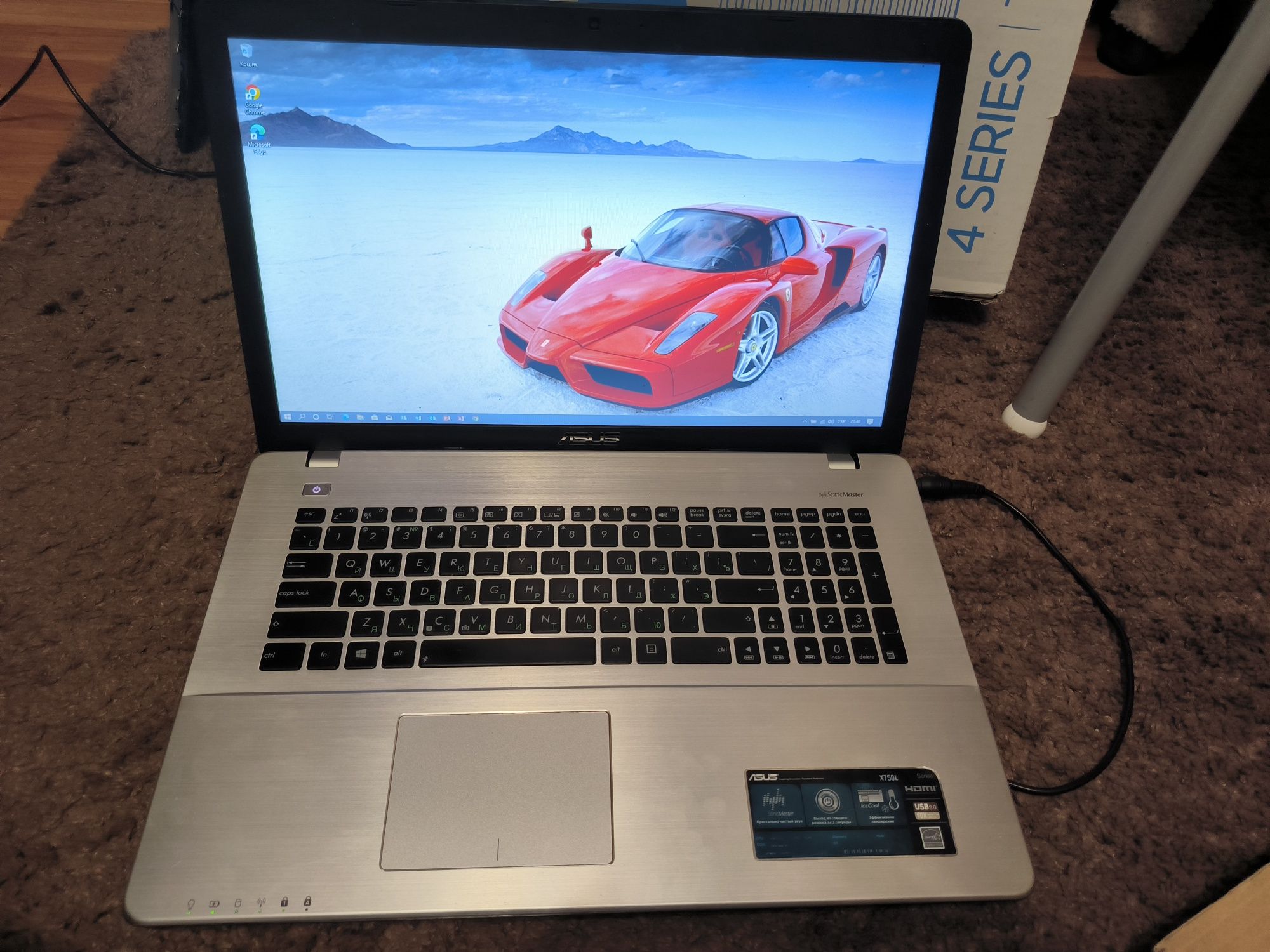 Ноутбук Asus X750J i7, 16gb, ssd 240gb, gt740m