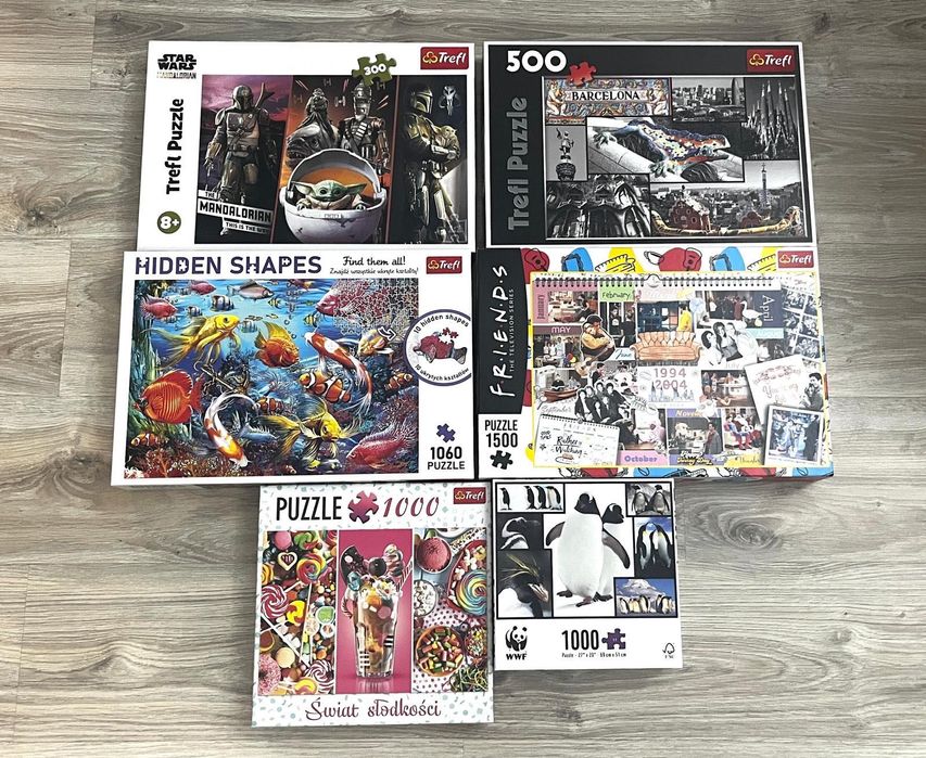 Puzzle Trefl itp.