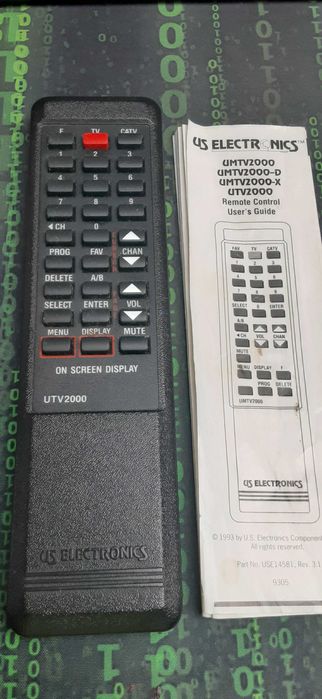 Uniwersalny pilot TV Electronics