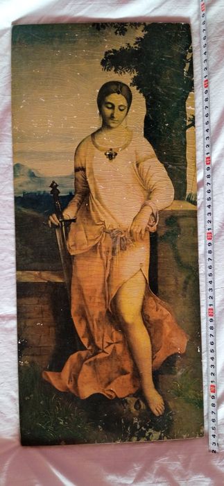 Картина Юдифь Джорджоне на дошці часів ссср