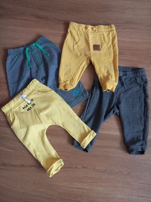 Spodnie dresowe dla chłopca 4pak rozmiar 74