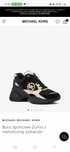 Michael Kors Zuma 38.5 8.5M sneakersy adidasy czarno złote jak Nowe