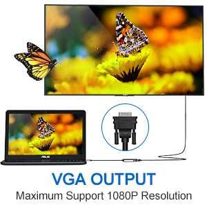 Raycue Adapter USB 3.0 do HDMI VGA Adapter Windows