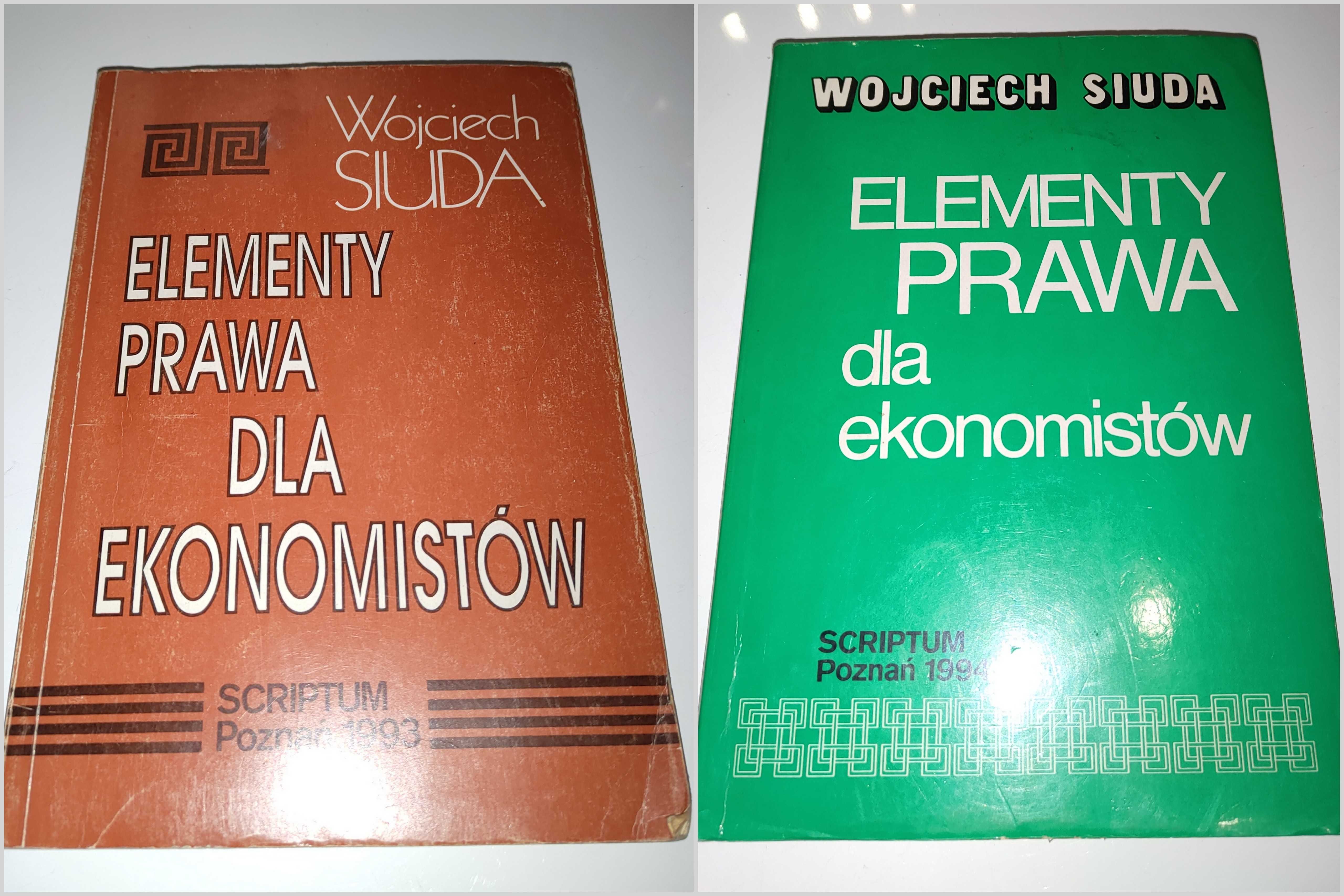 Elementy prawa dla ekonomistów Wojciech Siuda