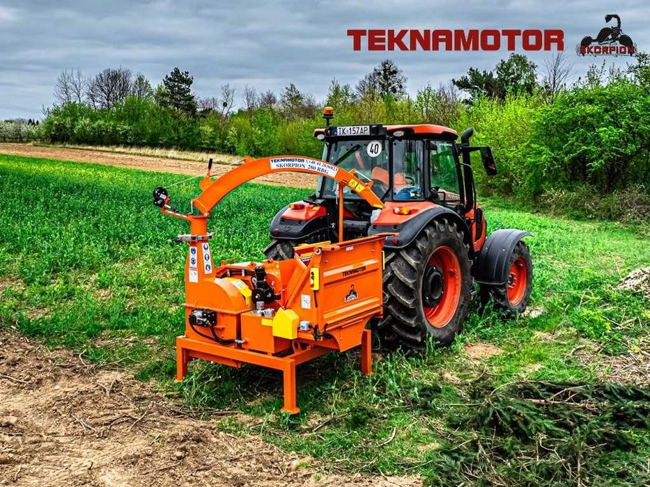 Rębak bębnowy Skorpion 280 RBG do ogrodu, sadu - produkt Polski