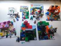 Lego minecraft/ Лего майнкрафт 7 наборов( цена за все)
