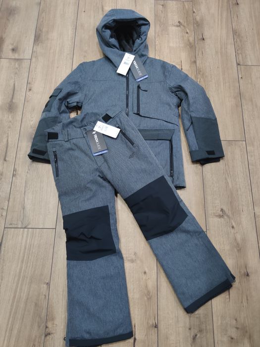 Zestaw narciarski chłopięcy kurtka spodnie membrana 10000 4F 140