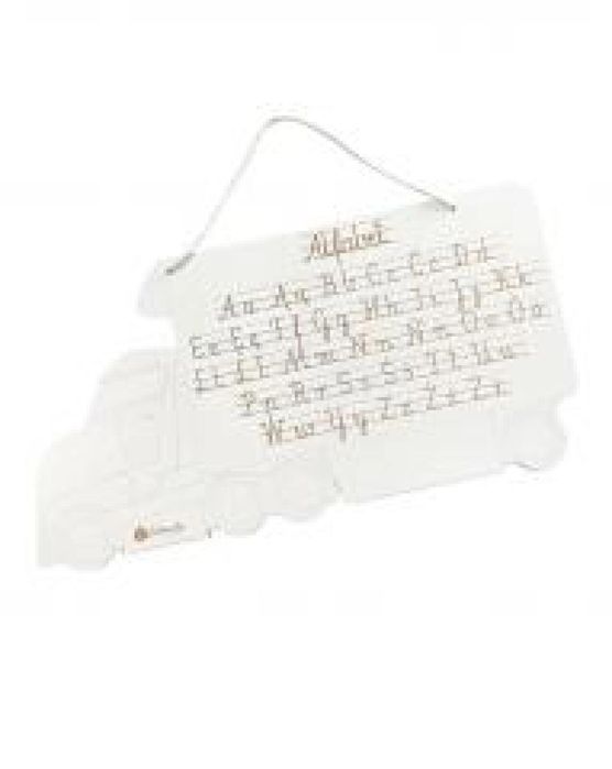 Znam swój alfabet - tablica drewniana Tir oprawa: folia