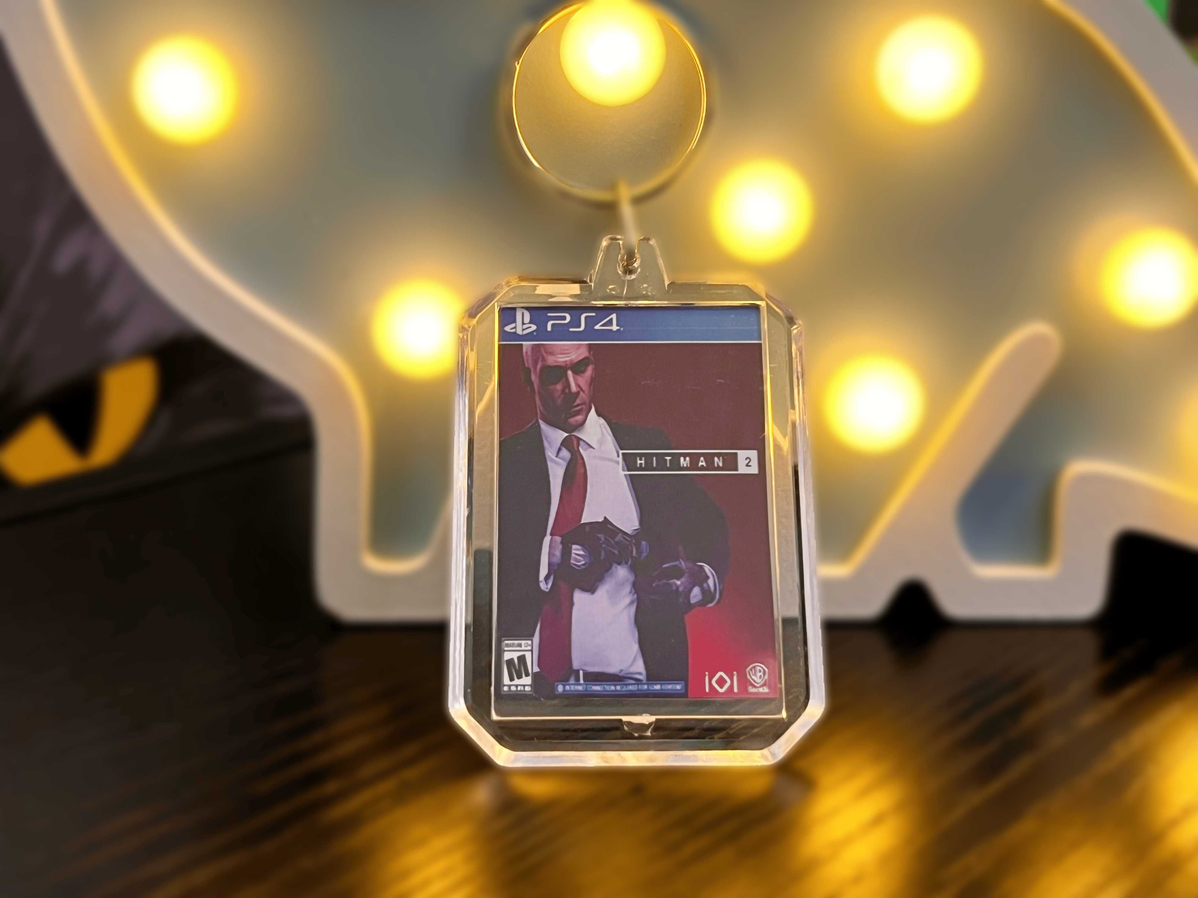 Hitman 2 PS4 – brelok z okładką gry / CD Cover Box