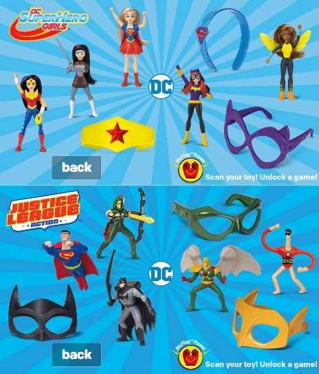 Іграшки DC Comics з McDonald's Happy meal