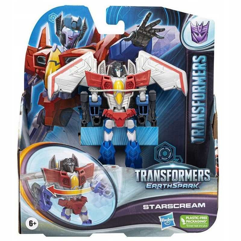 Transformers Earthspark Warrior Figurka Auto Bot 2W1 Robot Starscream